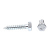 Prime-Line Hex Lag Screw 5/16in X 1-1/2in A307 Grade A Zinc Plated Steel 100PK 9055517
